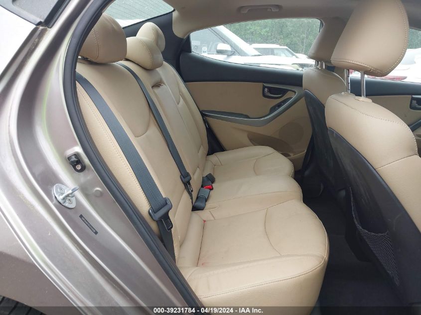 2012 Hyundai Elantra Limited VIN: 5NPDH4AE0CH100098 Lot: 39231784