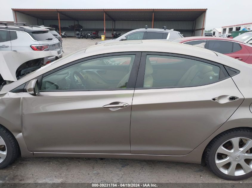 2012 Hyundai Elantra Limited VIN: 5NPDH4AE0CH100098 Lot: 39231784