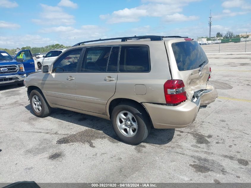 2006 Toyota Highlander VIN: JTEGD21A360153627 Lot: 39231820