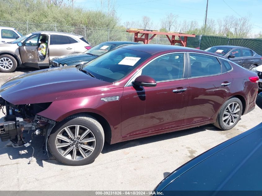 2019 Kia Optima Lx VIN: 5XXGT4L36KG351824 Lot: 39231826