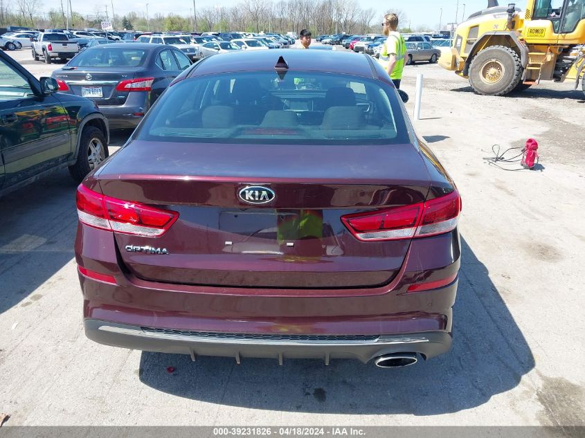 2019 Kia Optima Lx VIN: 5XXGT4L36KG351824 Lot: 39231826