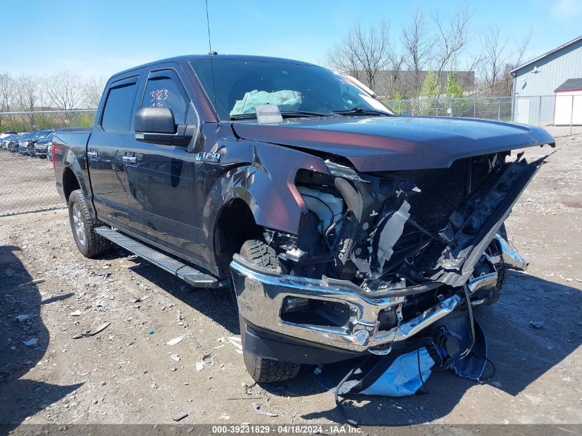 VIN 1FTEW1EP2JFE63059 2018 FORD F-150 XLT