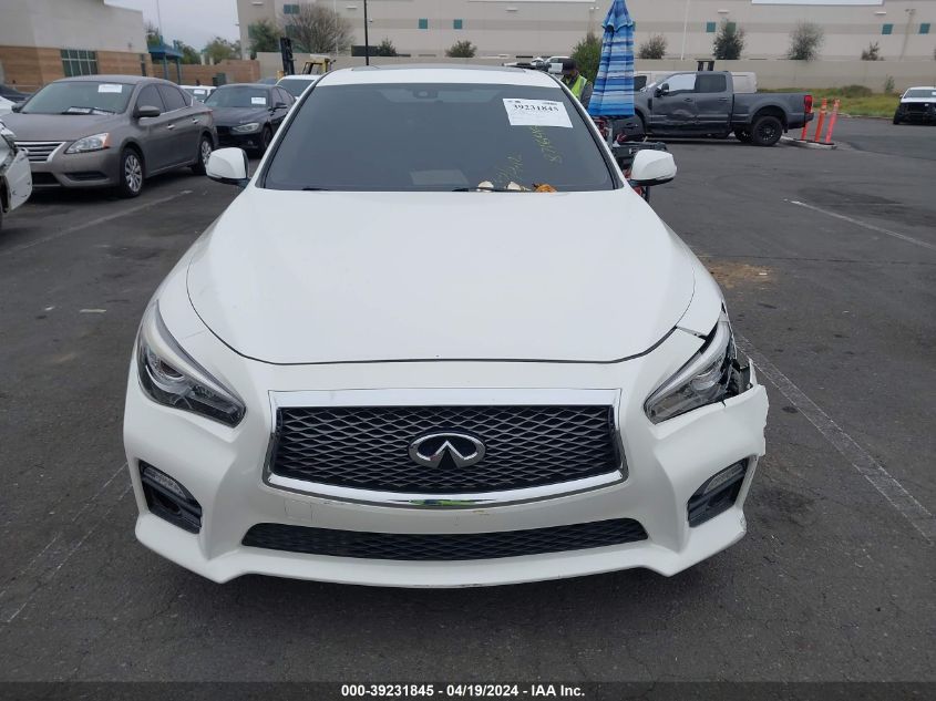 2017 Infiniti Q50 3.0T Red Sport 400 VIN: JN1FV7AR5HM871646 Lot: 39231845