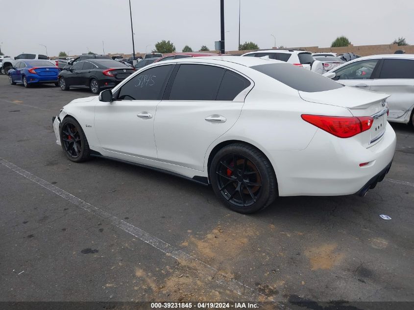 2017 Infiniti Q50 3.0T Red Sport 400 VIN: JN1FV7AR5HM871646 Lot: 39231845