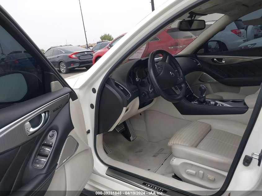 2017 Infiniti Q50 3.0T Red Sport 400 VIN: JN1FV7AR5HM871646 Lot: 39231845