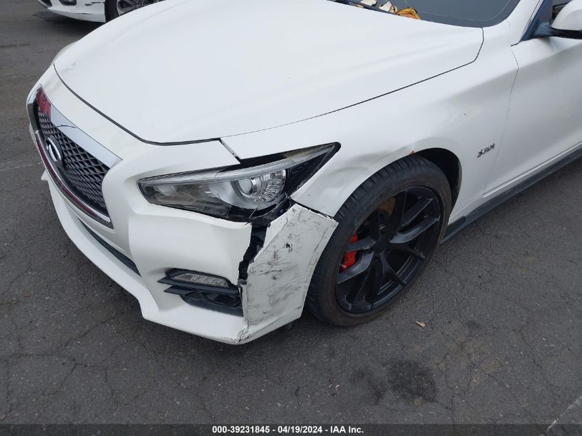 2017 Infiniti Q50 3.0T Red Sport 400 VIN: JN1FV7AR5HM871646 Lot: 39231845