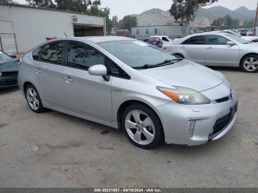 2012 Toyota Prius Five VIN: JTDKN3DUXC1565511 Lot: 39255520