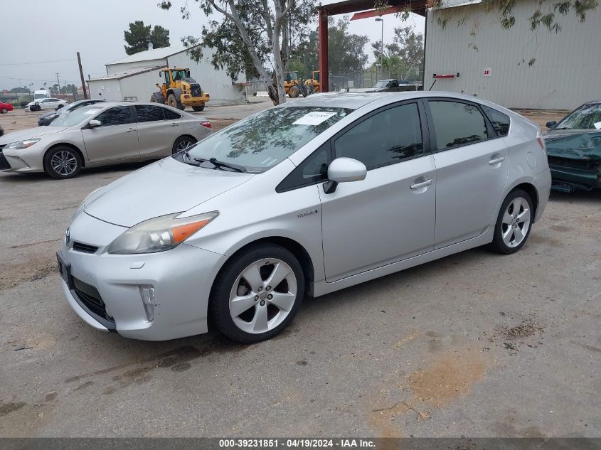 2012 Toyota Prius Five VIN: JTDKN3DUXC1565511 Lot: 39255520