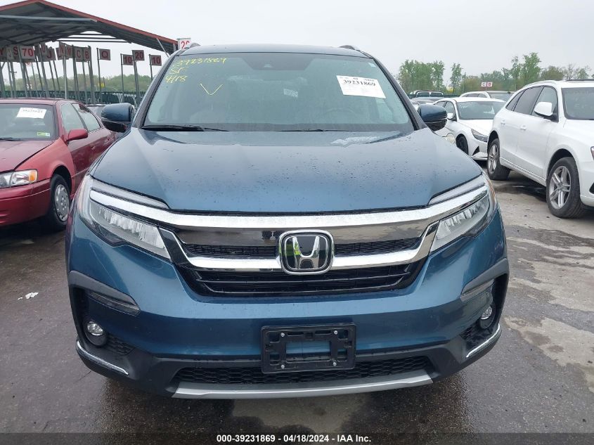 2019 Honda Pilot Touring VIN: 5FNYF6H9XKB026858 Lot: 39222327