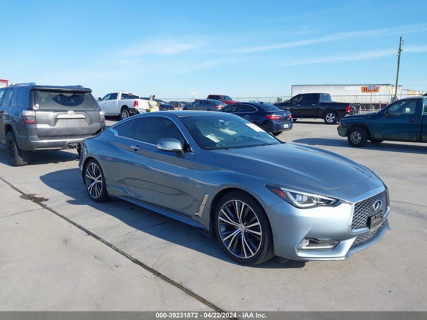 2018 Infiniti Q60 3.0T Luxe VIN: JN1EV7EK1JM342208 Lot: 39231872