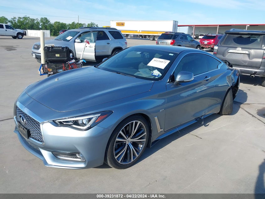 2018 Infiniti Q60 3.0T Luxe VIN: JN1EV7EK1JM342208 Lot: 39231872