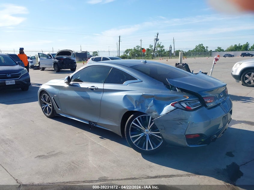 2018 Infiniti Q60 3.0T Luxe VIN: JN1EV7EK1JM342208 Lot: 39231872