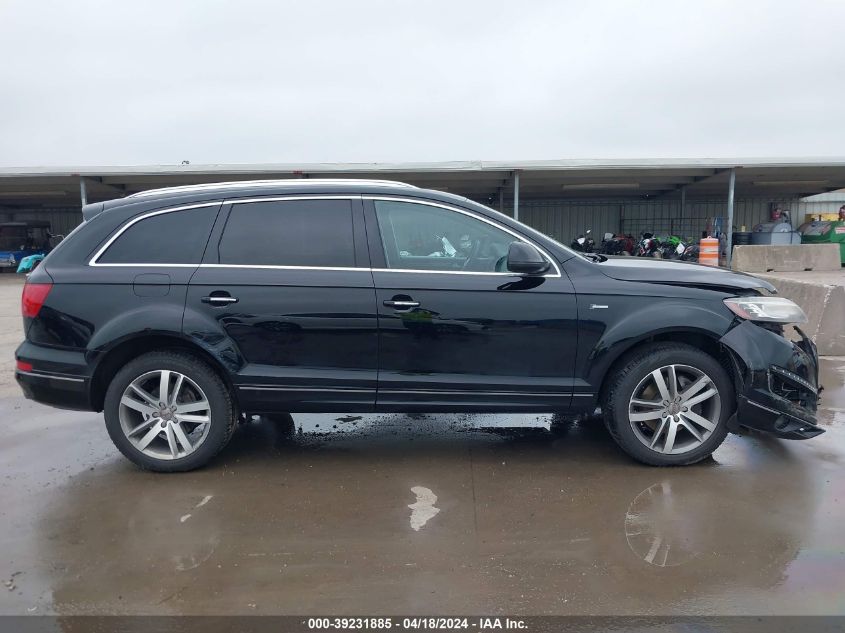 2014 Audi Q7 3.0T Premium VIN: WA1LGAFE5ED016366 Lot: 39231885