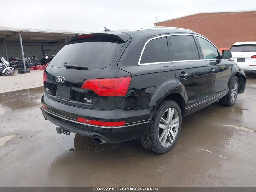 2014 Audi Q7 3.0T Premium VIN: WA1LGAFE5ED016366 Lot: 39231885