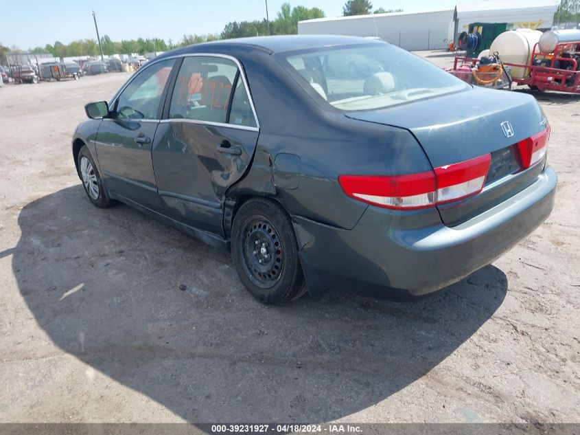 2004 Honda Accord 2.4 Lx VIN: 1HGCM56394A177079 Lot: 39231927