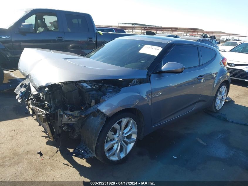 2015 Hyundai Veloster VIN: KMHTC6AD0FU225282 Lot: 39231928