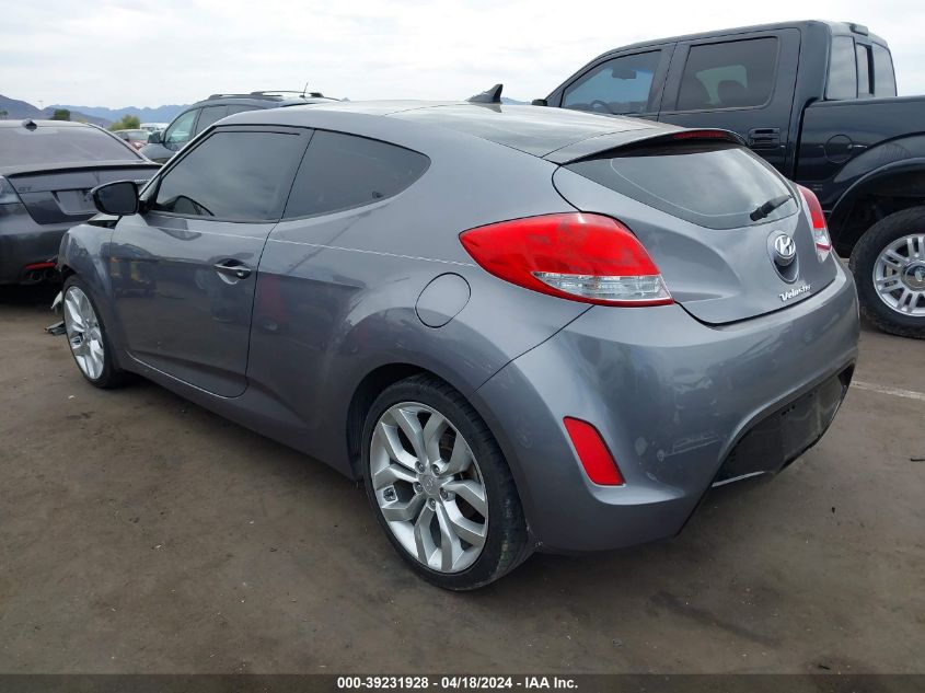 2015 Hyundai Veloster VIN: KMHTC6AD0FU225282 Lot: 39231928