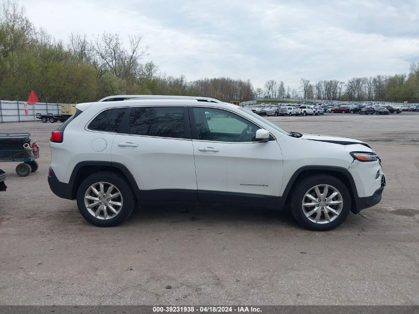 2017 Jeep Cherokee Limited 4X4 VIN: 1C4PJMDS3HW521169 Lot: 39231938