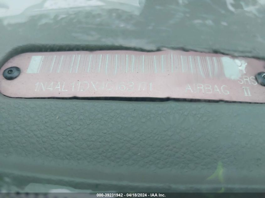 2004 Nissan Altima 2.5 S VIN: 1N4AL11DX4C163171 Lot: 39231942