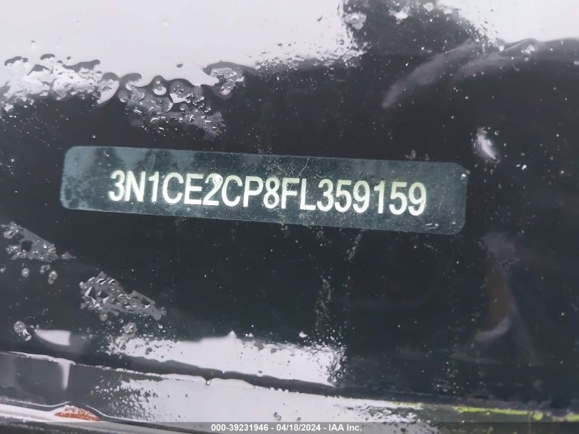 2015 Nissan Versa Note Sv VIN: 3N1CE2CP8FL359159 Lot: 39231946