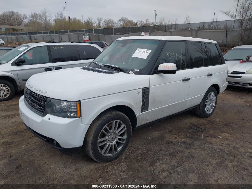 2011 Land Rover Range Rover Hse VIN: SALME1D40BA353396 Lot: 39231950