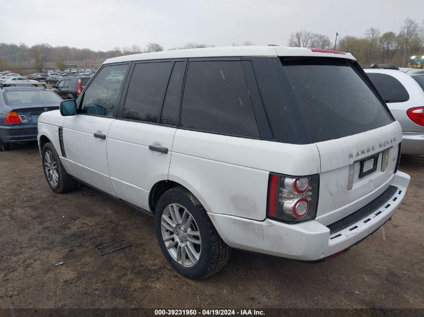 2011 Land Rover Range Rover Hse VIN: SALME1D40BA353396 Lot: 39231950