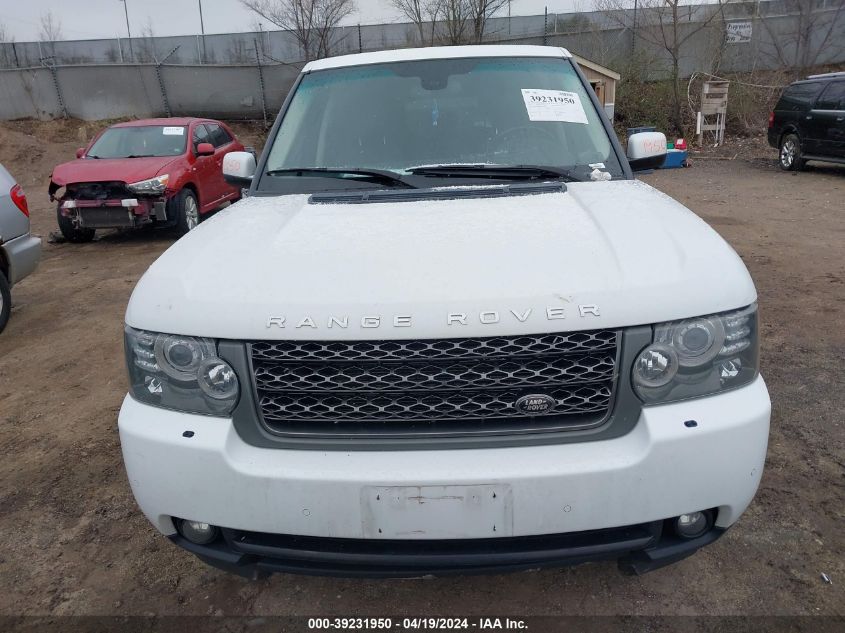 2011 Land Rover Range Rover Hse VIN: SALME1D40BA353396 Lot: 39231950