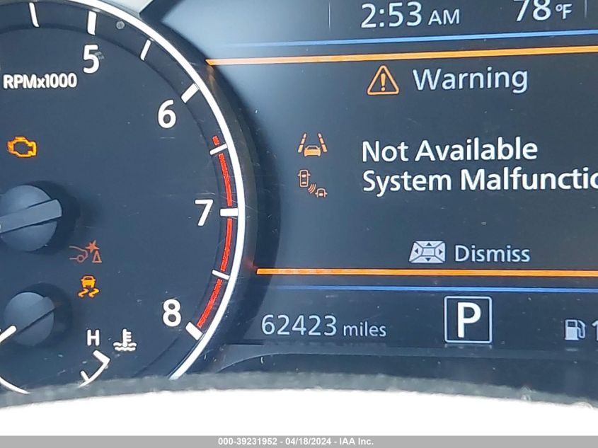 2020 Nissan Altima Sr Fwd VIN: 1N4BL4CV3LC279709 Lot: 39231952