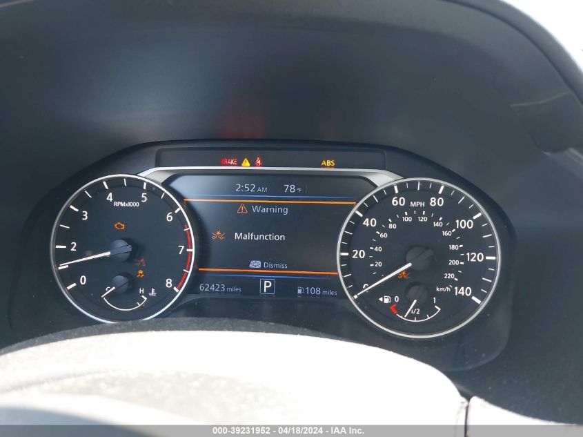 2020 Nissan Altima Sr Fwd VIN: 1N4BL4CV3LC279709 Lot: 39231952