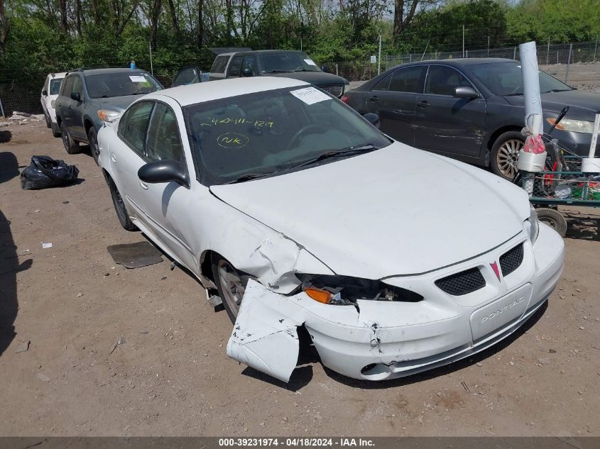 2004 Pontiac Grand Am Se1 VIN: 1G2NF52E34C115386 Lot: 39231974