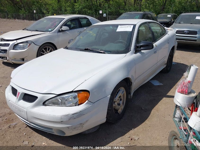 2004 Pontiac Grand Am Se1 VIN: 1G2NF52E34C115386 Lot: 39231974