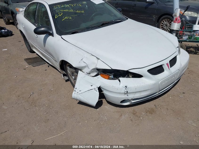 2004 Pontiac Grand Am Se1 VIN: 1G2NF52E34C115386 Lot: 39231974