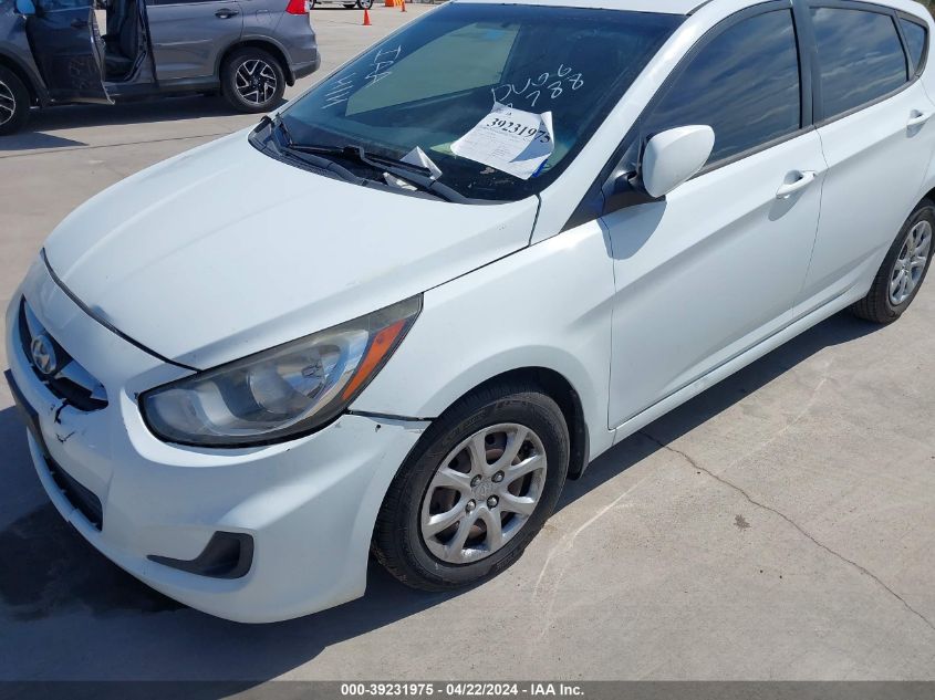 2013 Hyundai Accent Gs VIN: KMHCT5AE5DU062788 Lot: 47820674