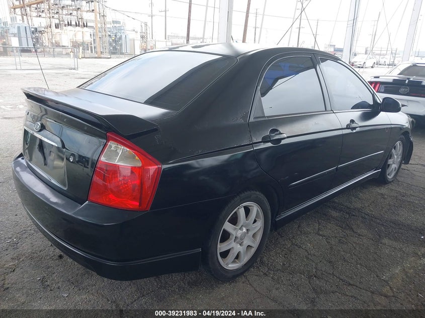 2006 Kia Spectra Ex/Lx/Sx VIN: KNAFE122965236770 Lot: 39231983