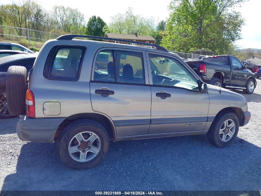 2003 Chevrolet Tracker Hard Top Base VIN: 2CNBJ13C336920889 Lot: 39231988