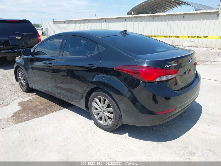 2015 Hyundai Elantra Se VIN: KMHDH4AEXFU393496 Lot: 50078294