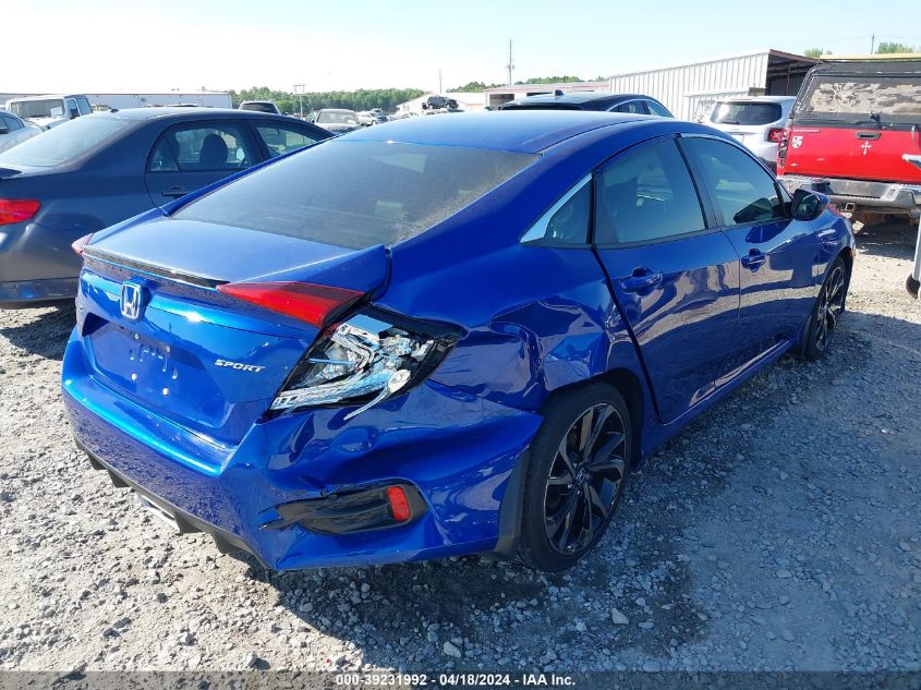 2020 Honda Civic Sport VIN: 2HGFC2F83LH547713 Lot: 39231992
