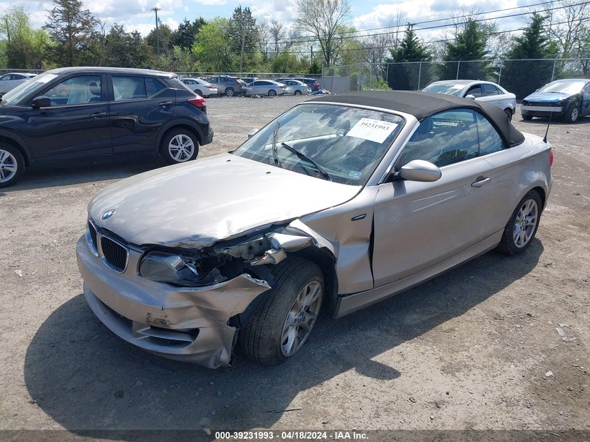 2008 BMW 128I VIN: WBAUN135X8VH79759 Lot: 39231993