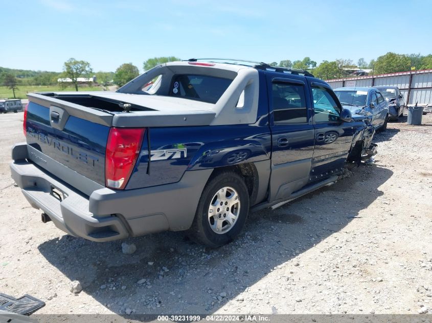 2002 Chevrolet Avalanche 1500 VIN: 3GNEK13T12G131360 Lot: 49605304