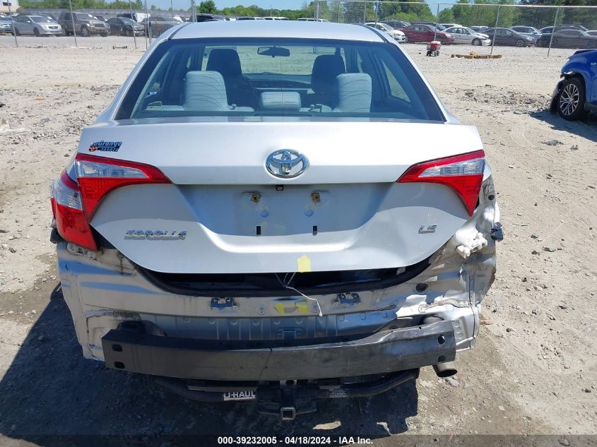 2015 Toyota Corolla Le VIN: 2T1BURHE2FC404014 Lot: 39232005