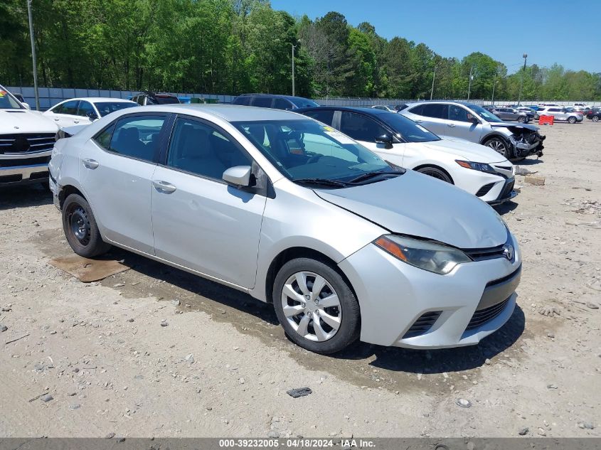 2015 Toyota Corolla Le VIN: 2T1BURHE2FC404014 Lot: 39232005