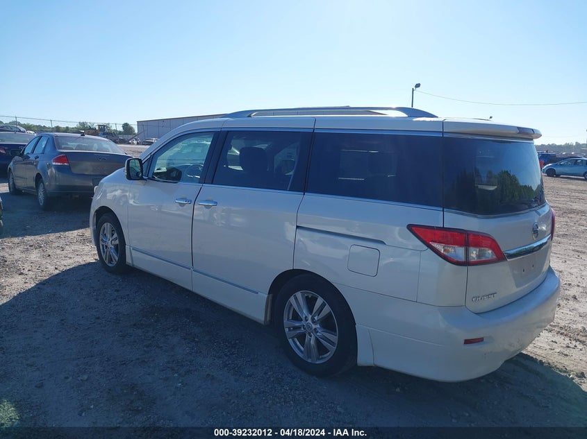 2011 Nissan Quest Sl VIN: JN8AE2KP7B9004769 Lot: 39232012
