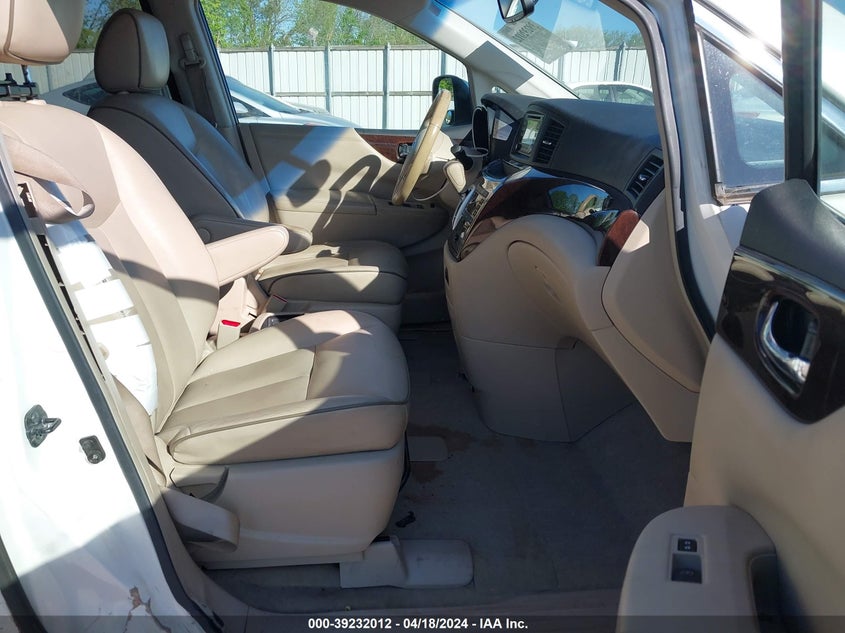 2011 Nissan Quest Sl VIN: JN8AE2KP7B9004769 Lot: 39232012