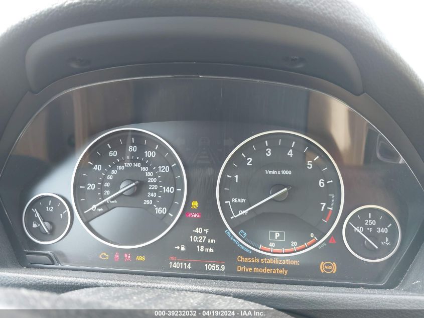 2013 BMW 328I VIN: WBA3A5C57DJ461756 Lot: 39232032