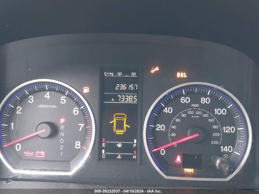 2007 Honda Cr-V Lx VIN: JHLRE38387C022333 Lot: 39230334