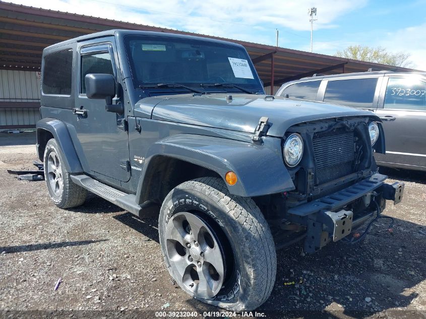 2017 Jeep Wrangler Sahara 4X4 VIN: 1C4AJWBG8HL728402 Lot: 39232040