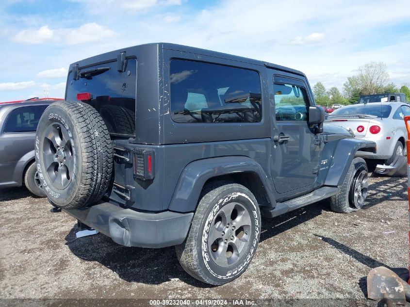 2017 Jeep Wrangler Sahara 4X4 VIN: 1C4AJWBG8HL728402 Lot: 39232040