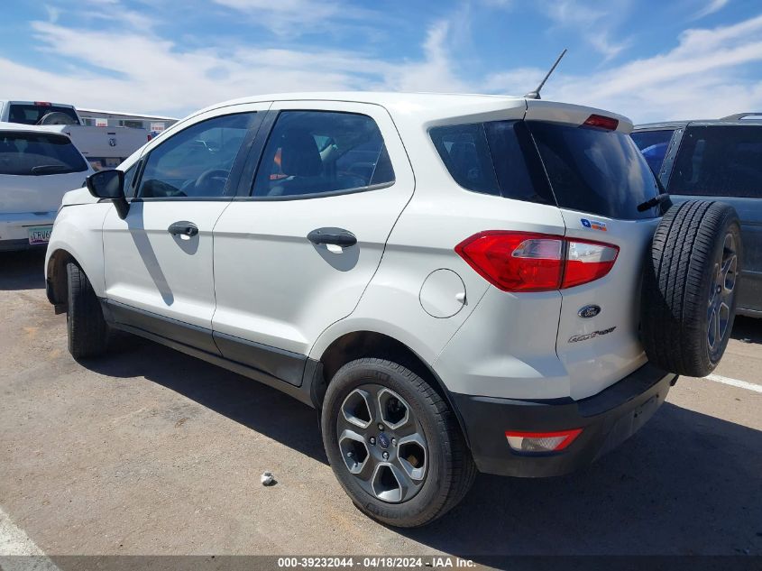 2018 Ford Ecosport S VIN: MAJ3P1RE3JC198933 Lot: 39232044