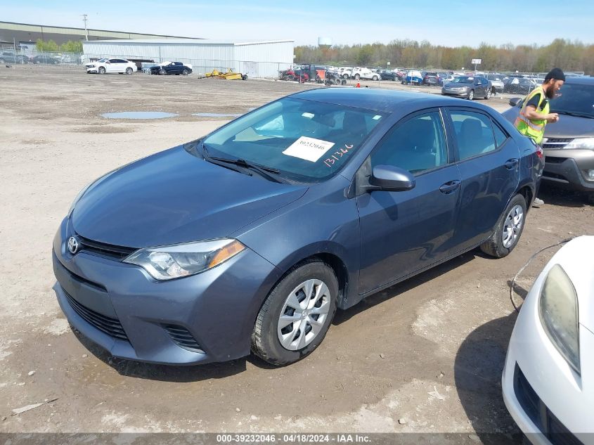 2014 Toyota Corolla Le Eco VIN: 2T1BPRHE7EC131366 Lot: 39232046
