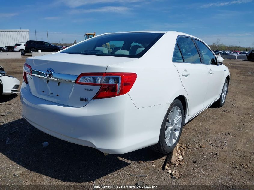 2012 Toyota Camry Hybrid Xle VIN: 4T1BD1FK2CU023834 Lot: 39232053